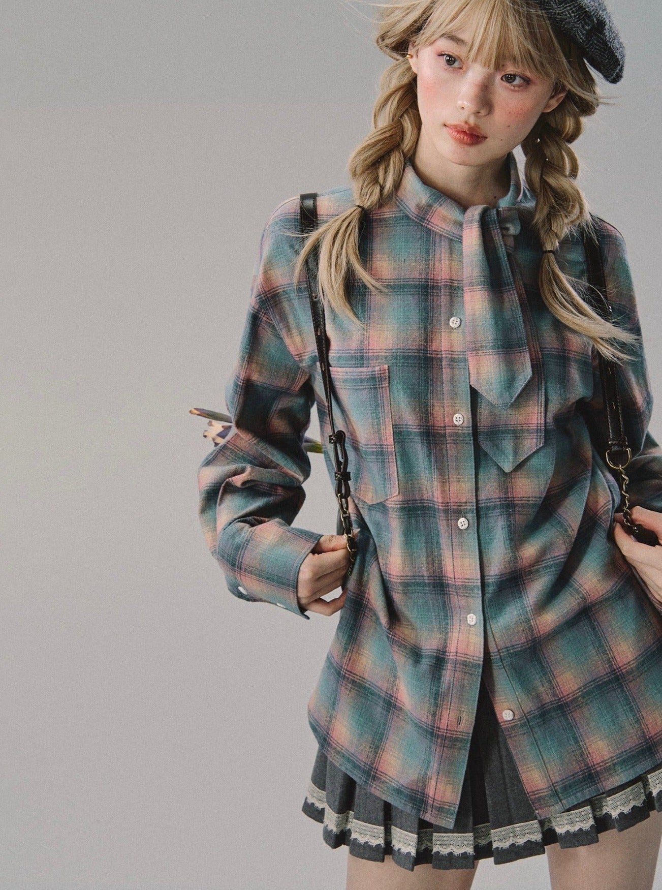 vintage checked shirt