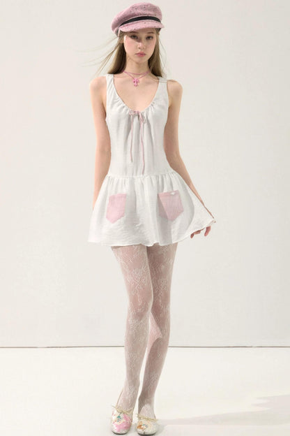 Sweet Color-Blocking Dress