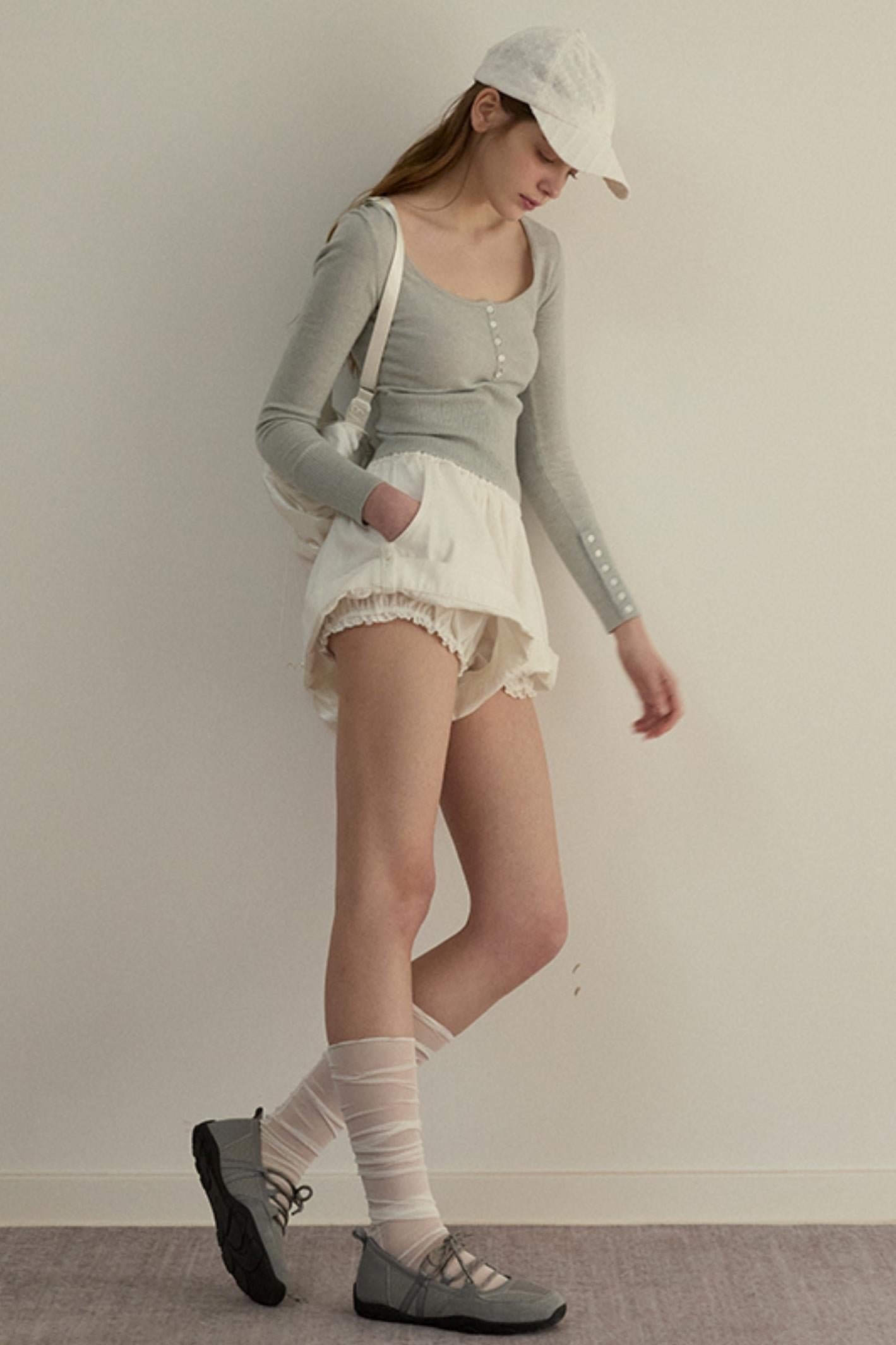 Romantic Knit Pants Set-Up