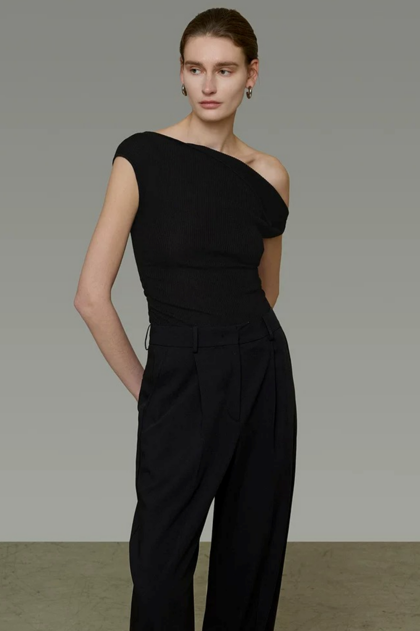 Unspoken Off-Shoulder Knit Top