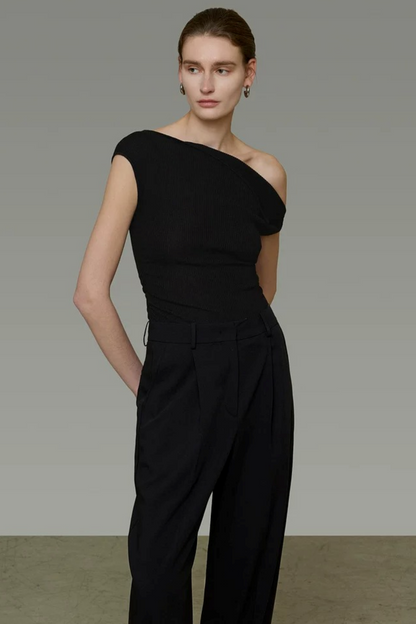 Unspoken Off-Shoulder Knit Top