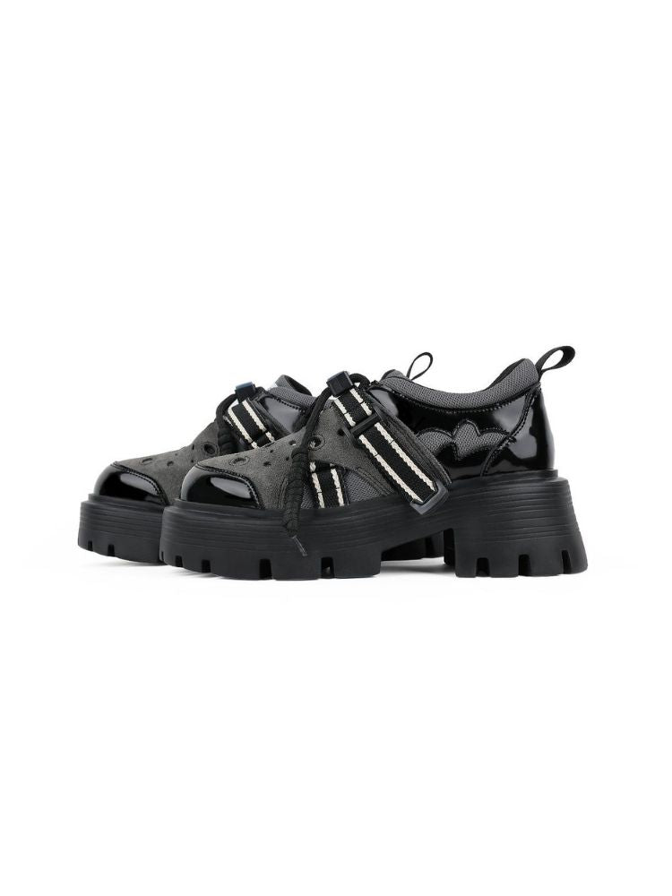 Border Band Sporty Casual Platform Shoes