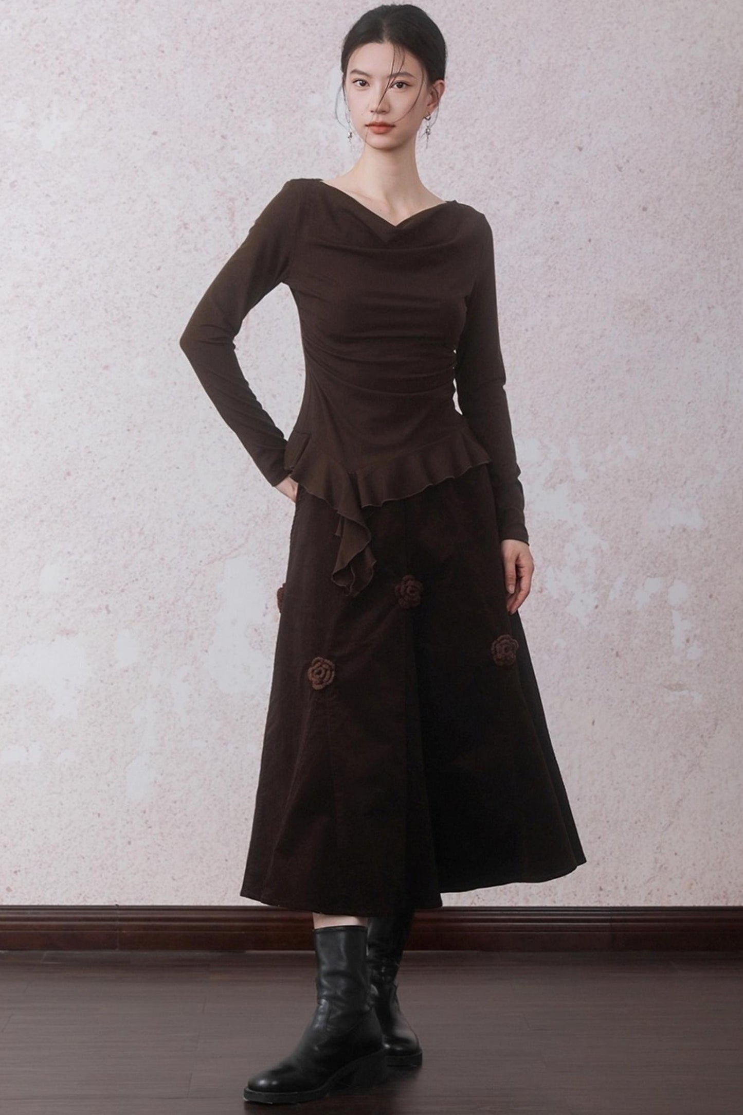 Autumn Cocoa Brown T-shirt