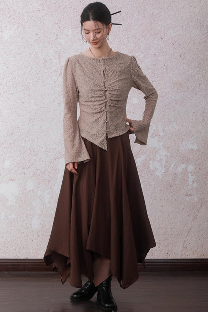 Strap Texture T-Shirt