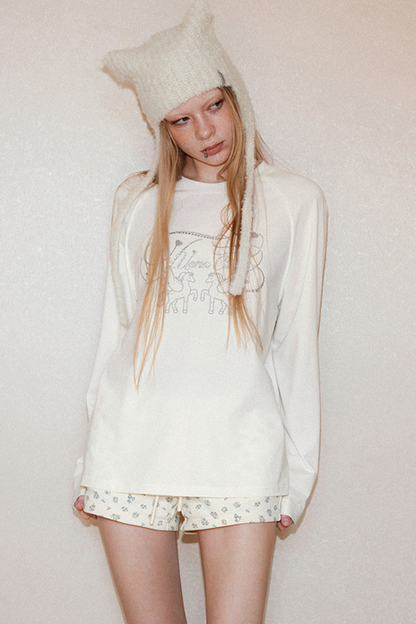 American Retro Pony Blouse