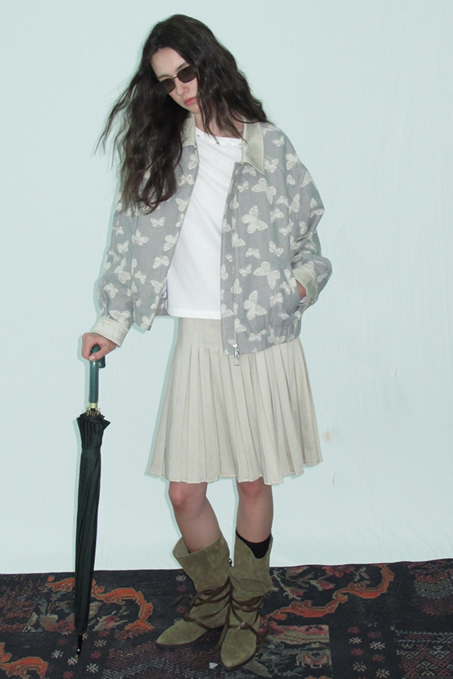 Vermeers Light Pleated Skirt