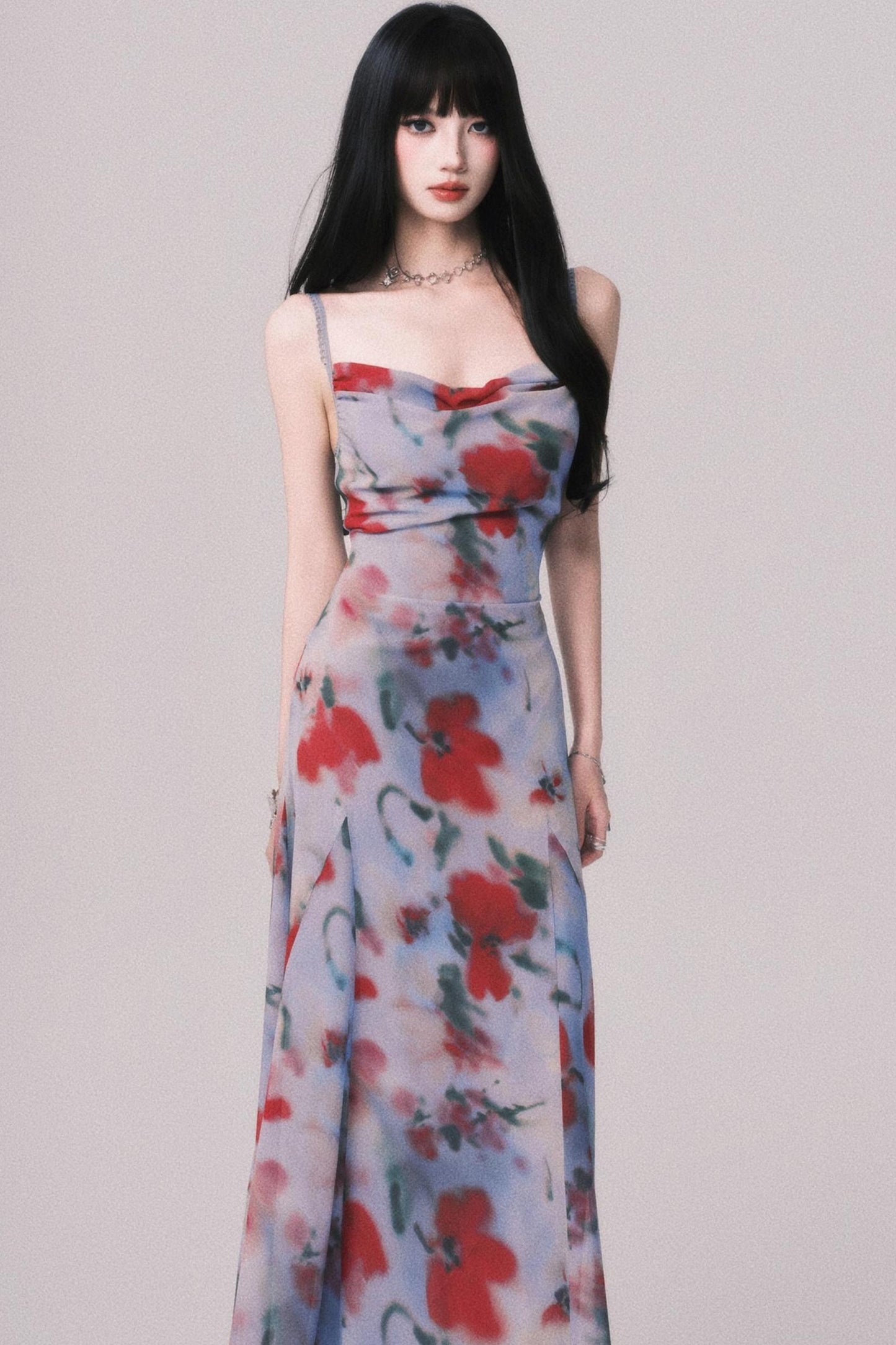 Seaside Swing Halter Dress