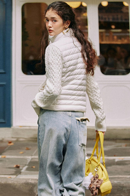 Textured Cable Knit Jacket