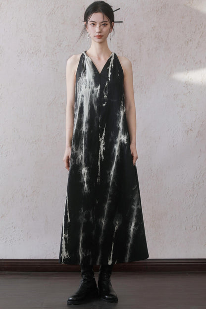 Twisted Flutter Tank Dress