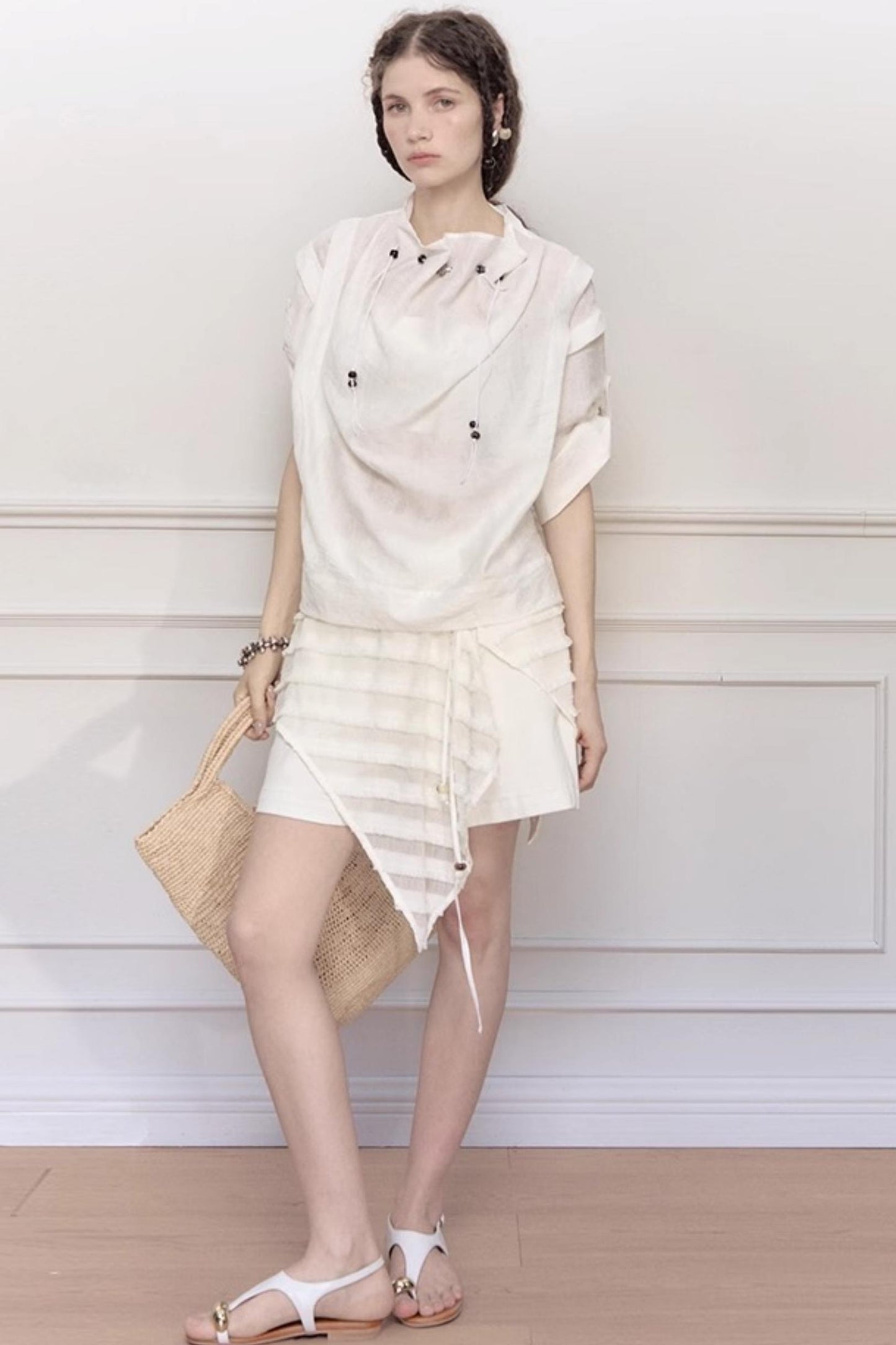 Yuan Beaded Summer Top