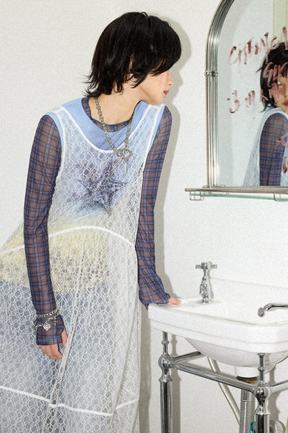 Misty Starfish Lace Dress