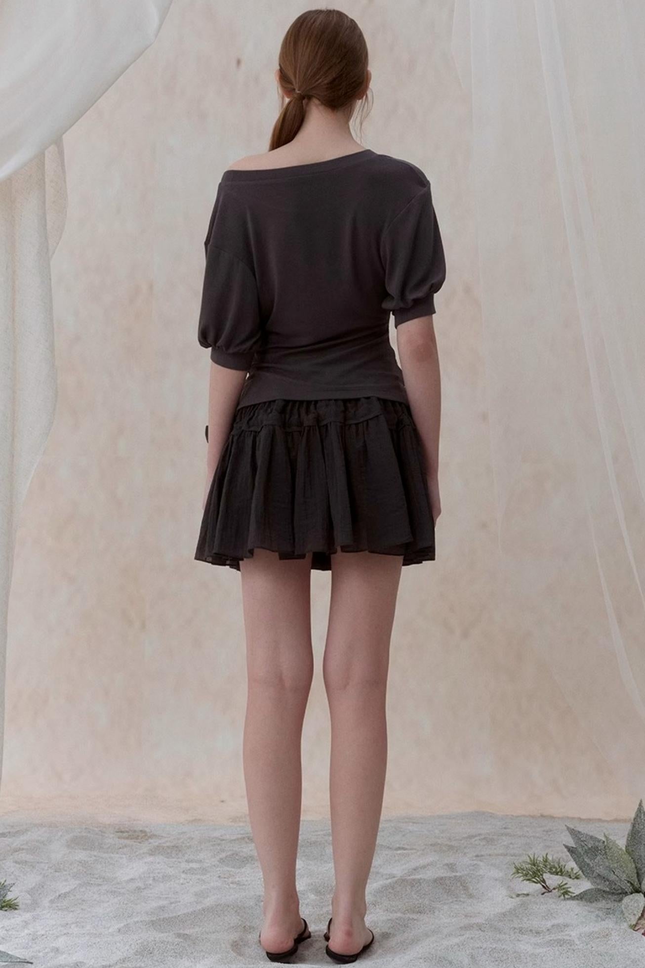 Sweet Bow A-line Mini Skirt