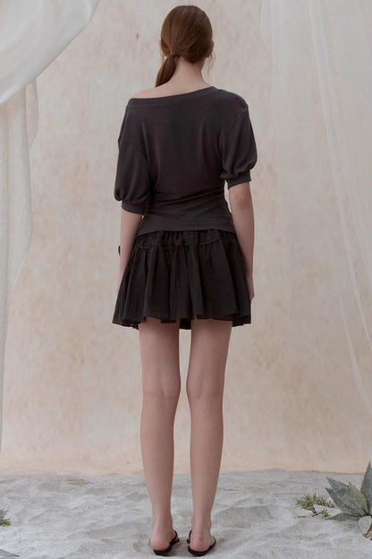 Sweet Bow A-line Mini Skirt