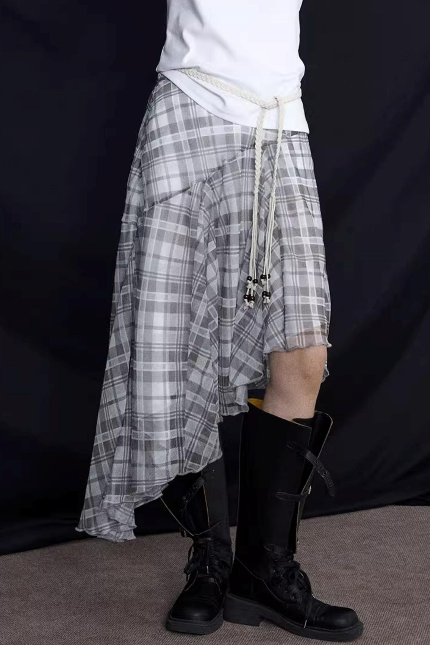 Summer Ruffled Irregular Skirt