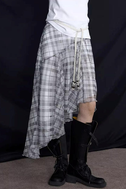 Summer Ruffled Irregular Skirt