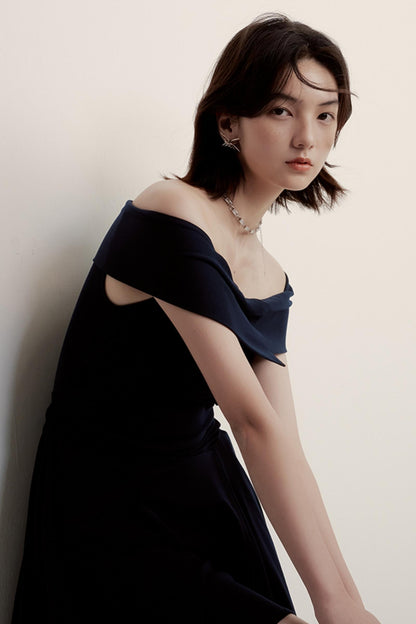 Midnight Patchwork Dress