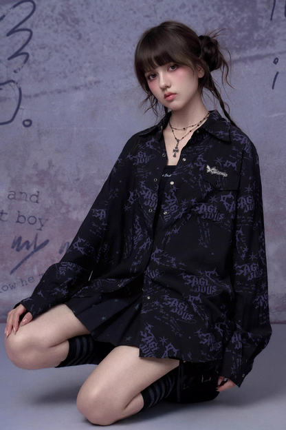 Youthful Spirit Printed Blouse