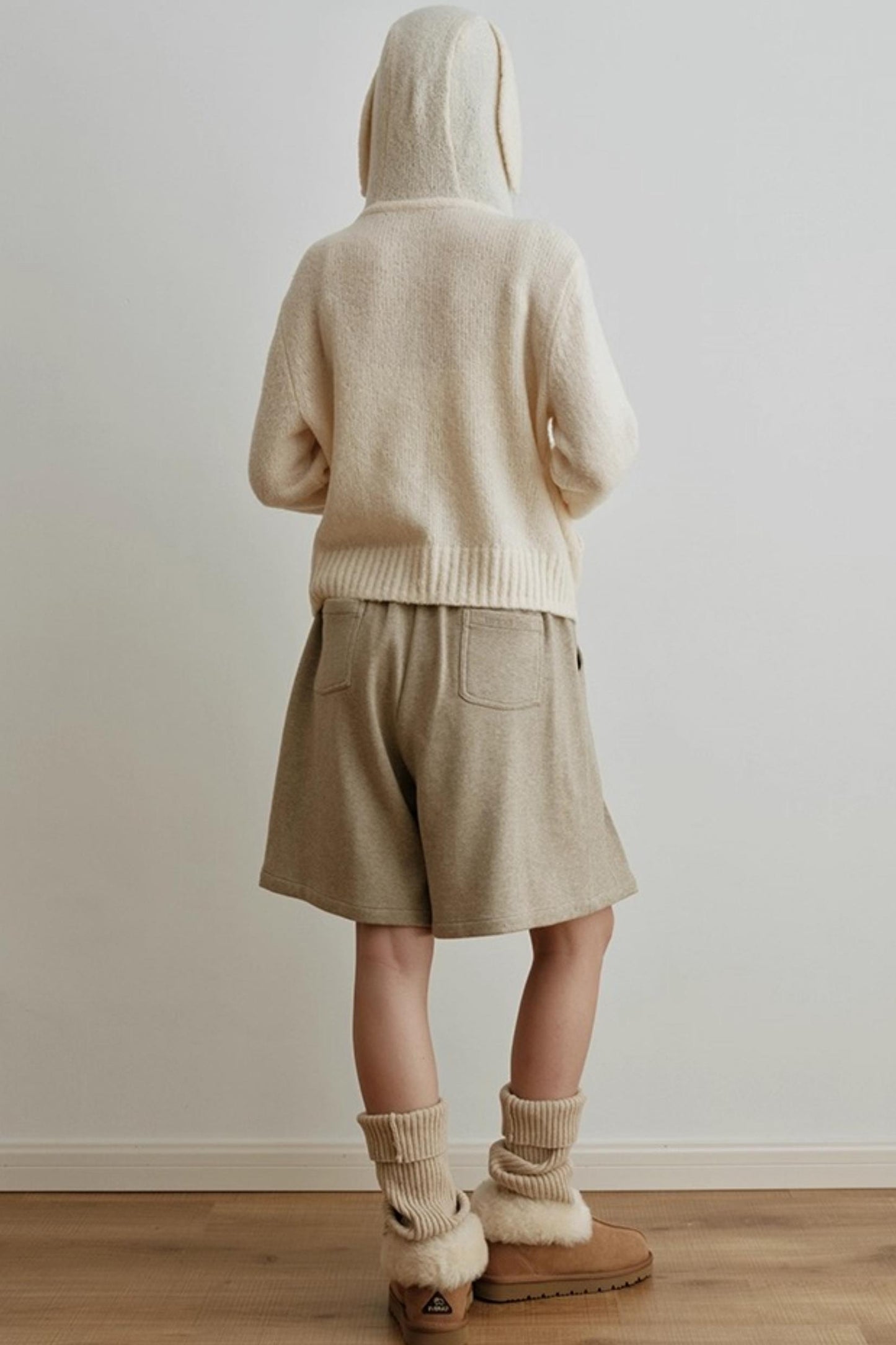 Yarn-Dyed Wool Bermuda Shorts