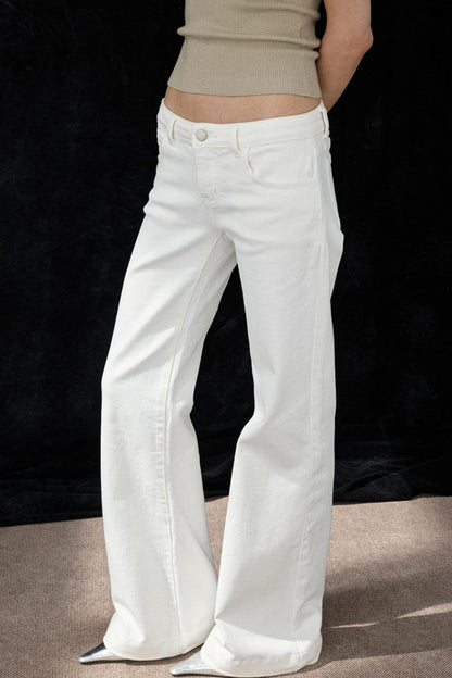 Micro Pocket Straight Leg Jeans