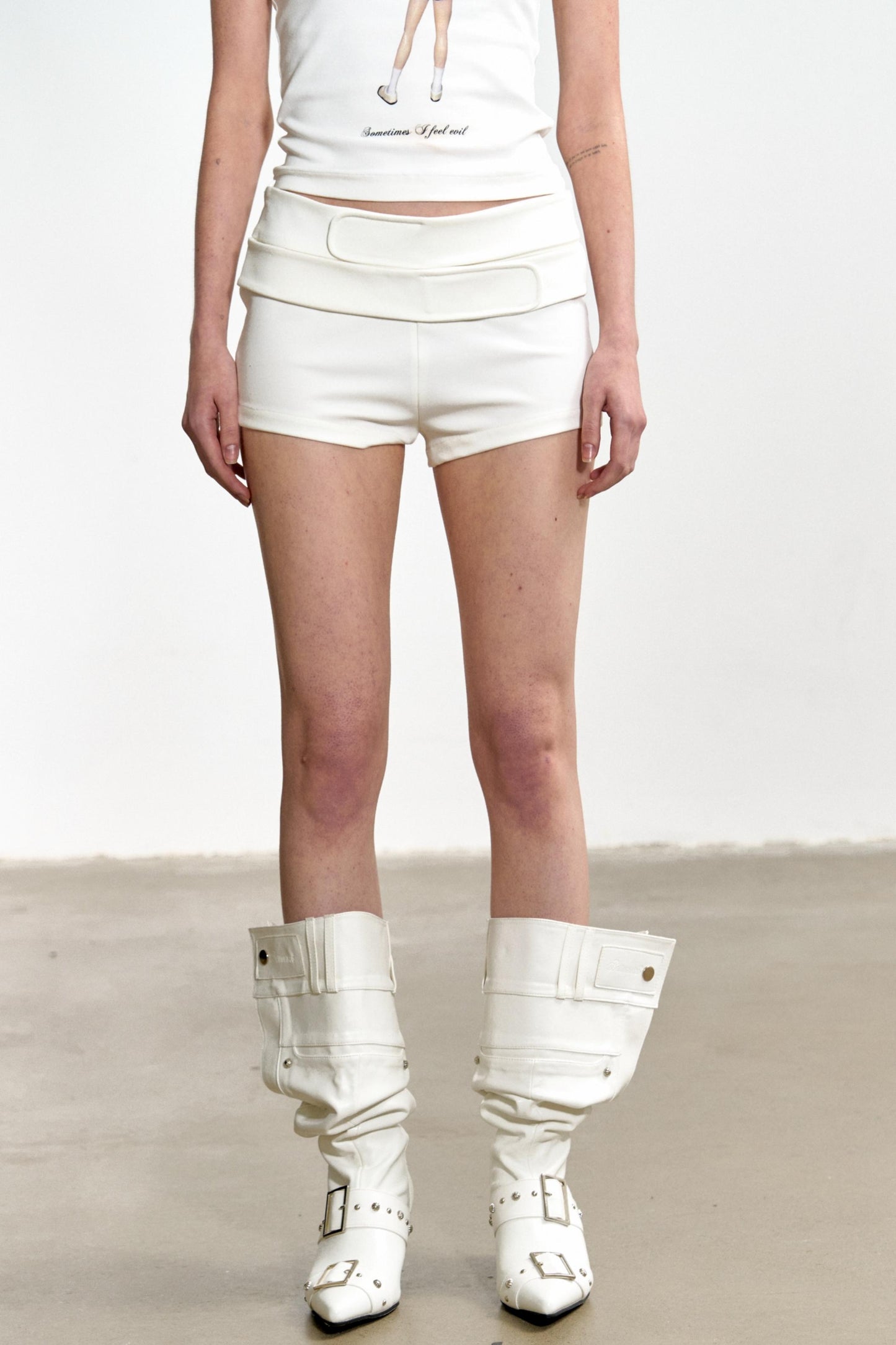 Chic Splice Hot Pants