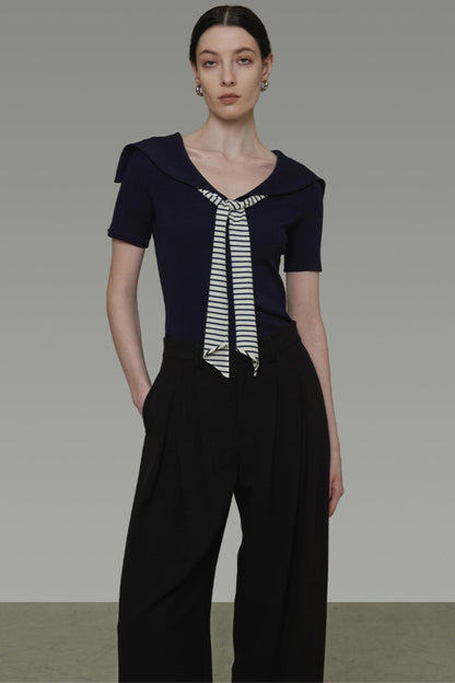 Luxe Stripe Knit Top