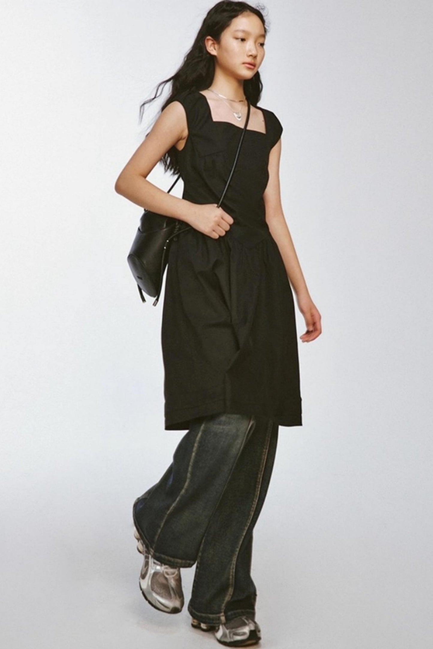 Chillax Stitching Swing Dress