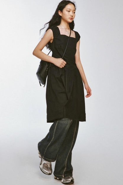 Chillax Stitching Swing Dress