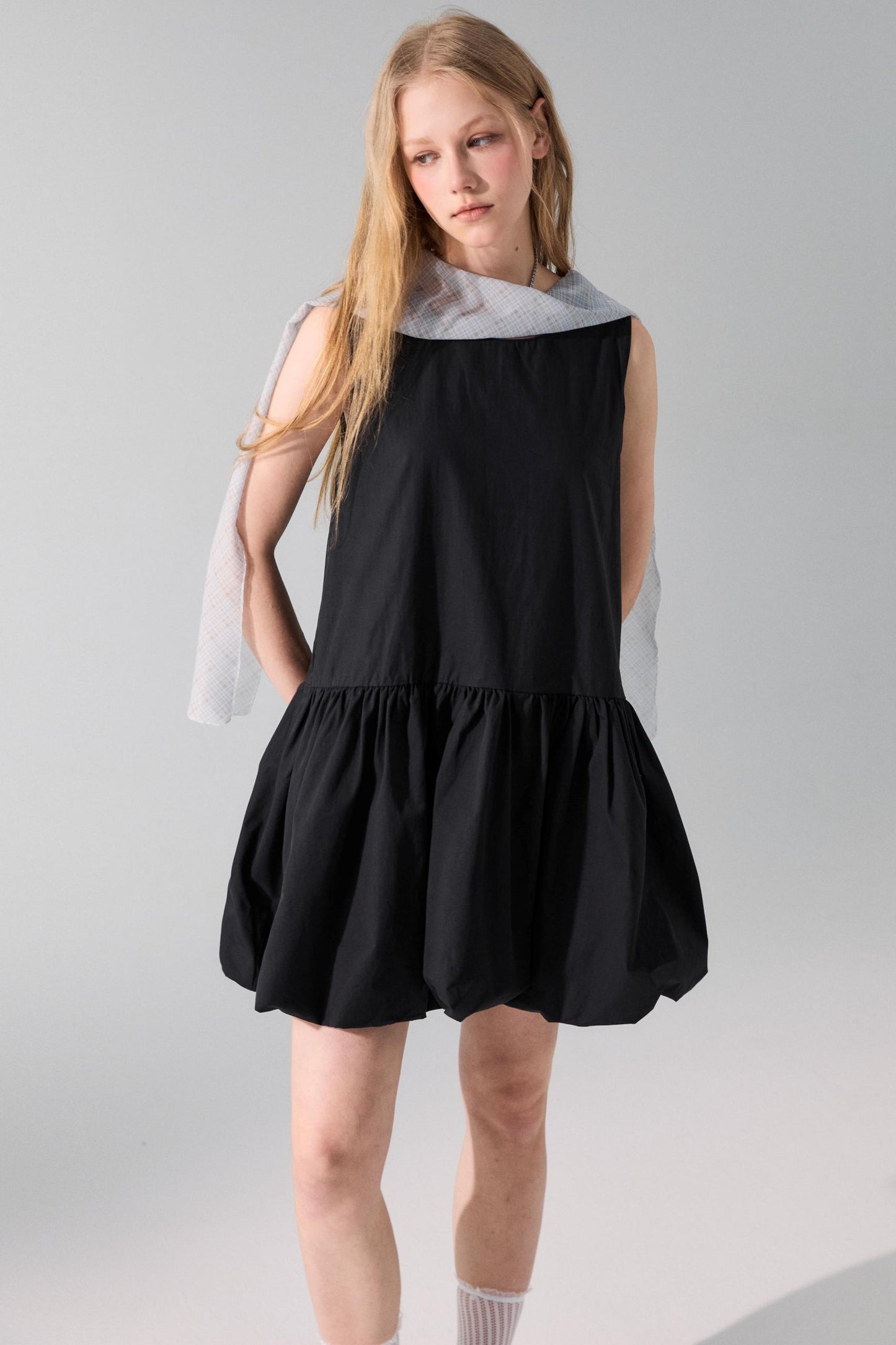 Chic Cloud Hem Dress