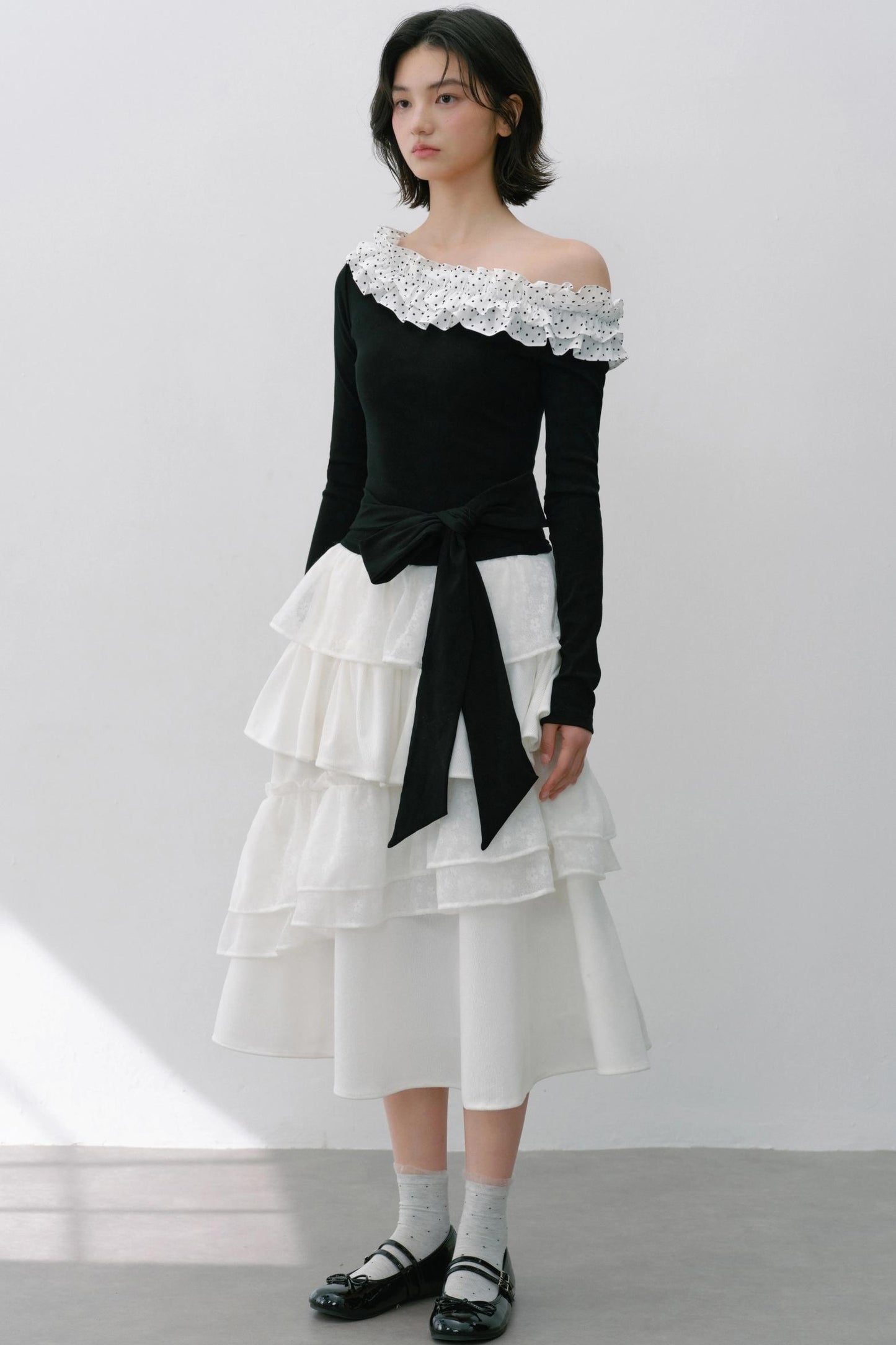 Vintage Flower Puffy Skirt