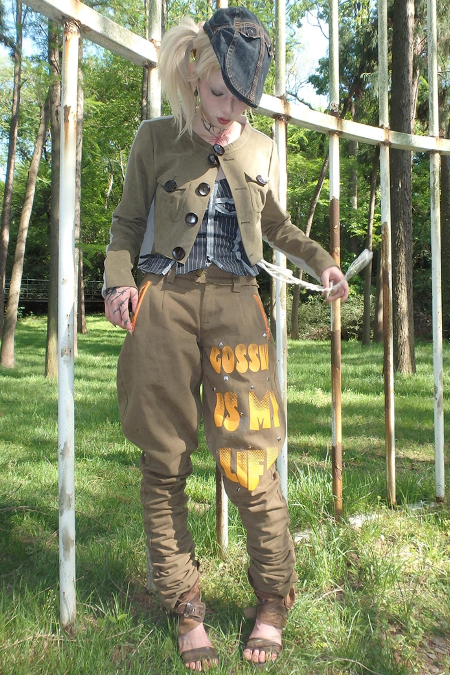 Color-Block Short Jacket