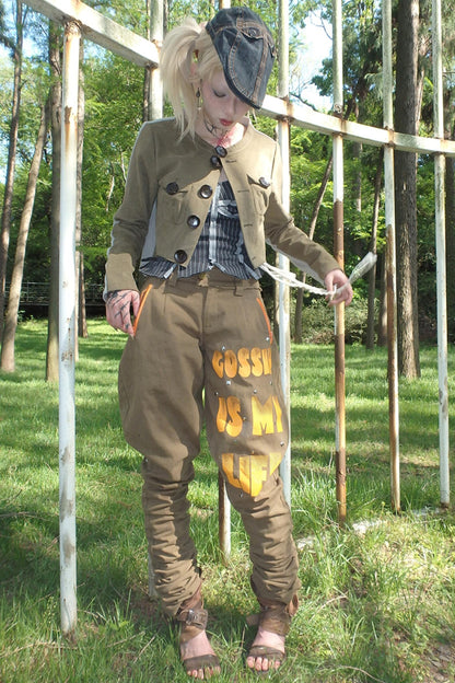 Color-Block Short Jacket