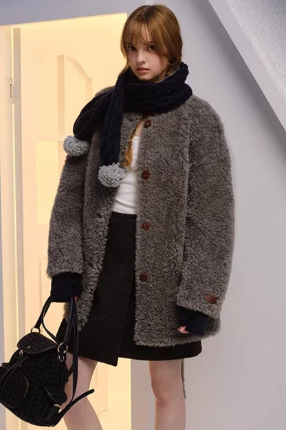 Dual-Tone Merino Wool Scarf