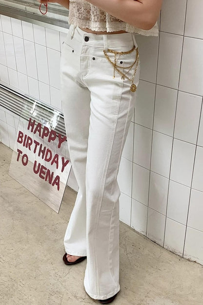 Vintage White Slim Jeans
