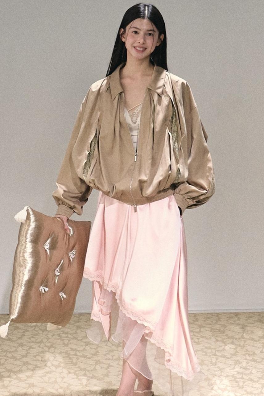 Naia Organ Acetate Skirt