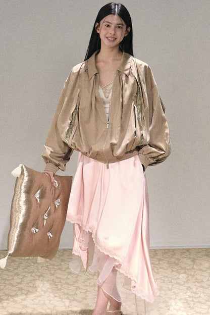 Naia Organ Acetate Skirt