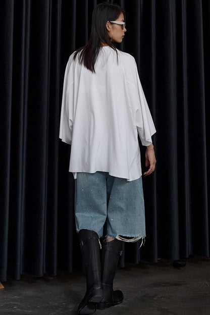 Vintage Car Print Cropped T-Shirt