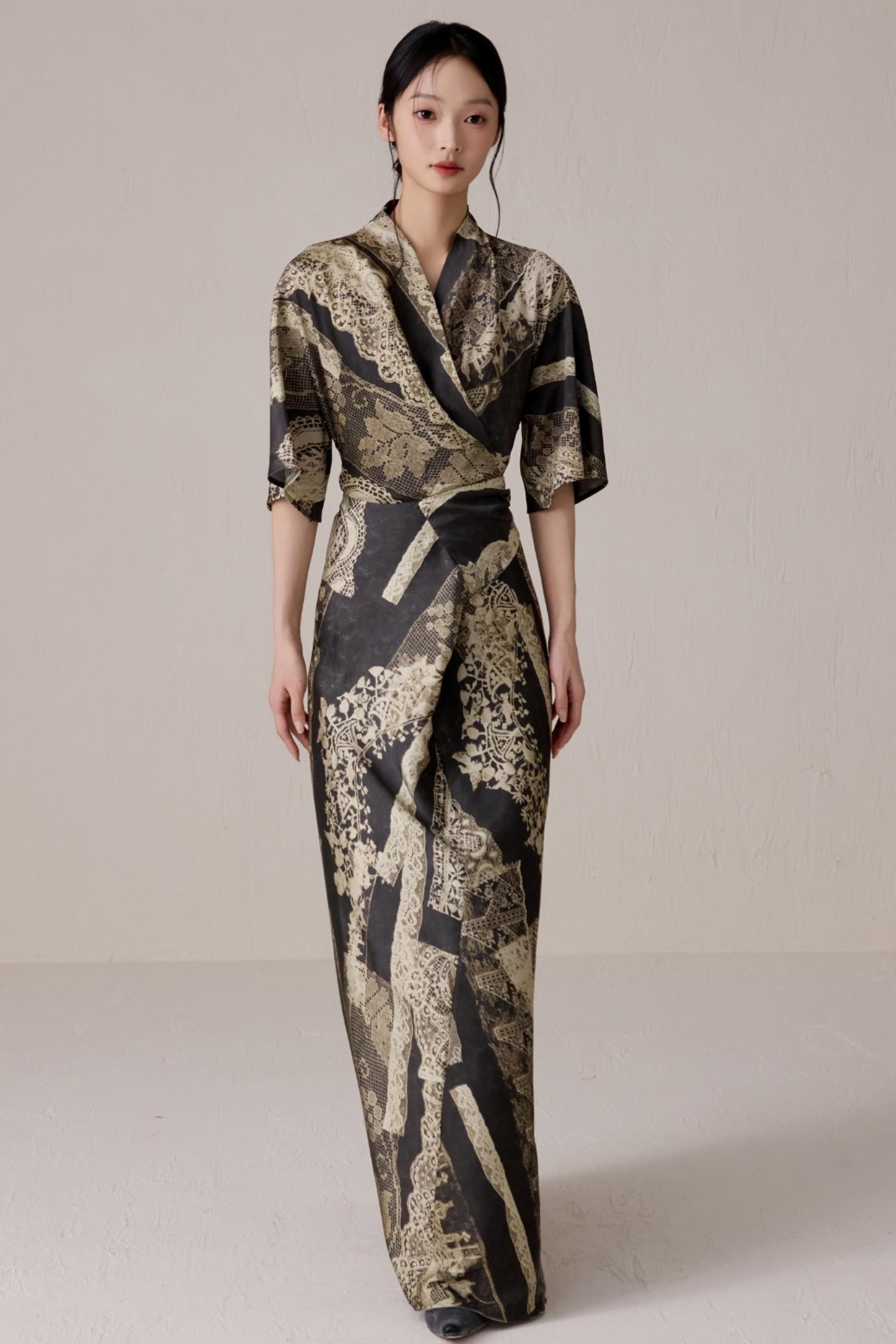 Ethnic Elegance Maxi Dress