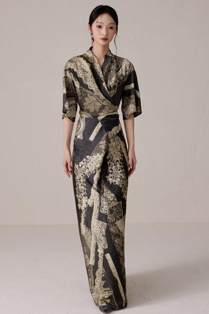 Ethnic Elegance Maxi Dress