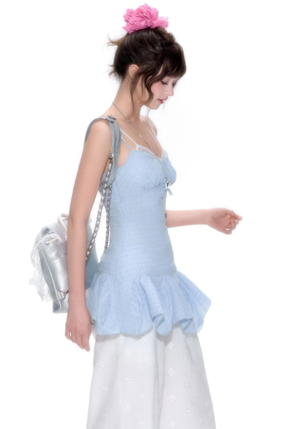 Summer Plaid Halter Top