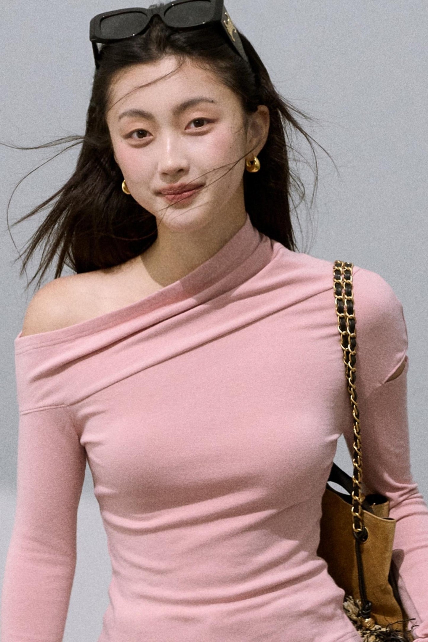 Slim Waist Wool Knit Base Layer Top