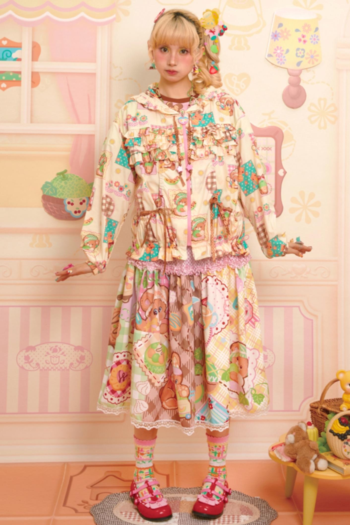 Patchwork Hooded UV Protection Jacket