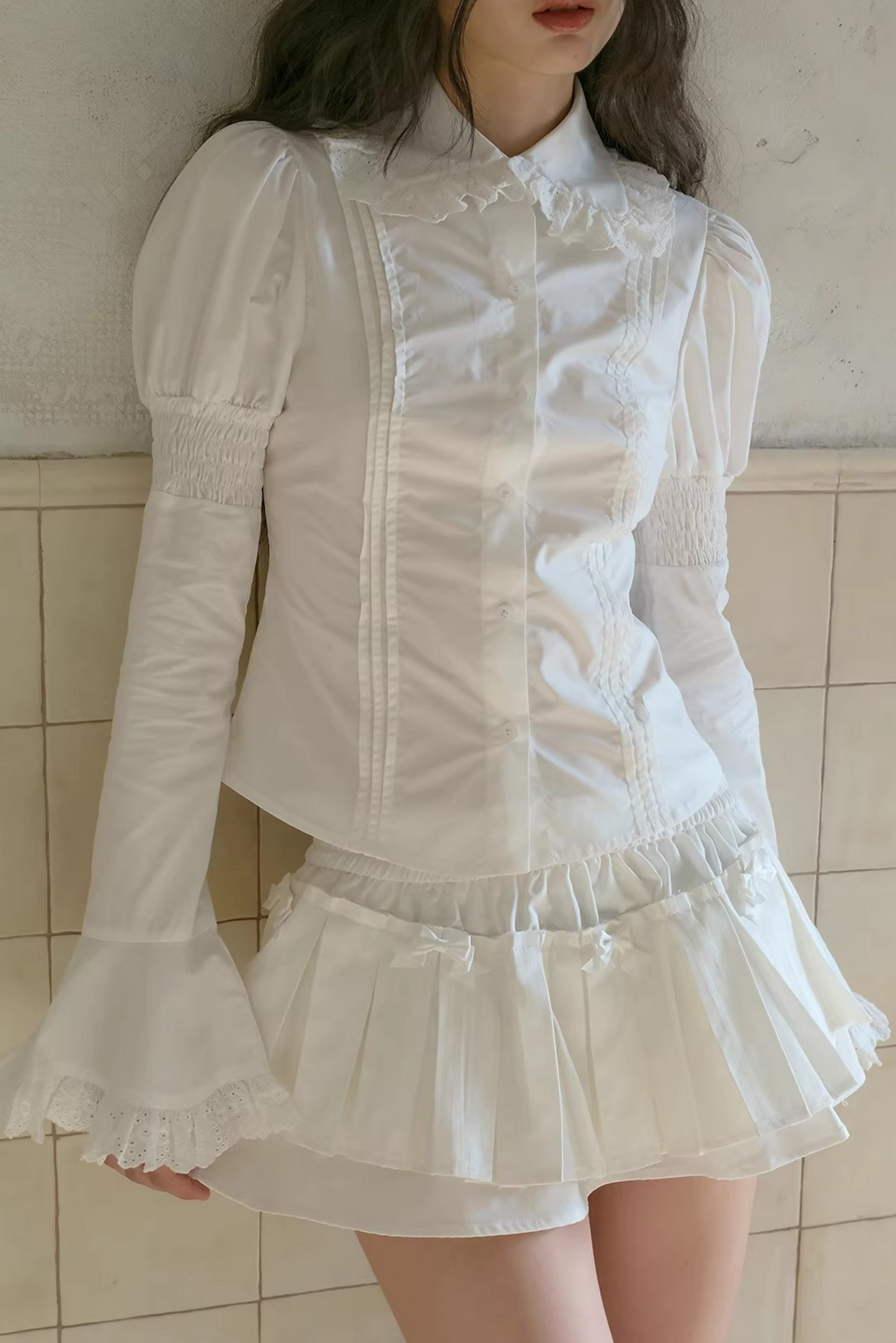 Lace Doll Collar Blouse