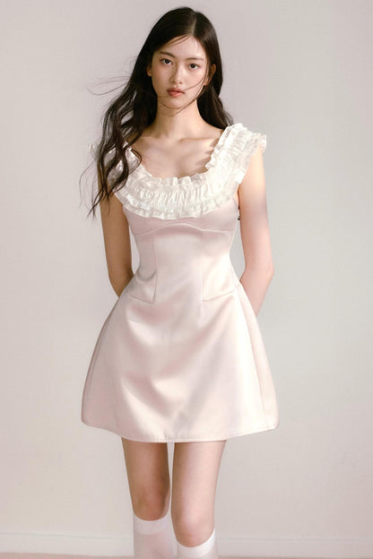 Pink Patchwork Dress