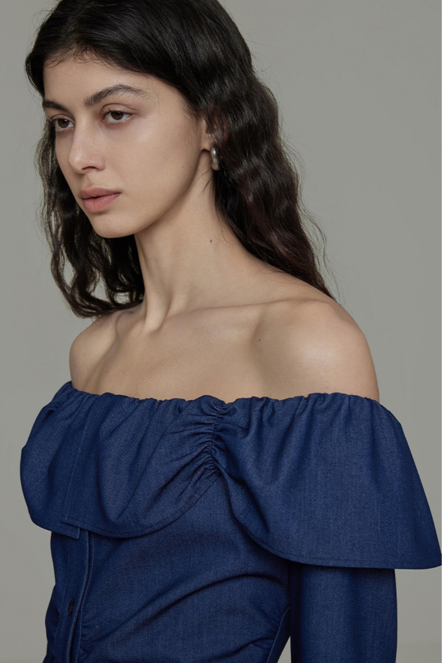 One-Shoulder Lace Top