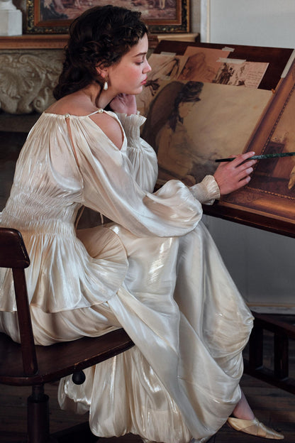 Butterfly Satin Skirt