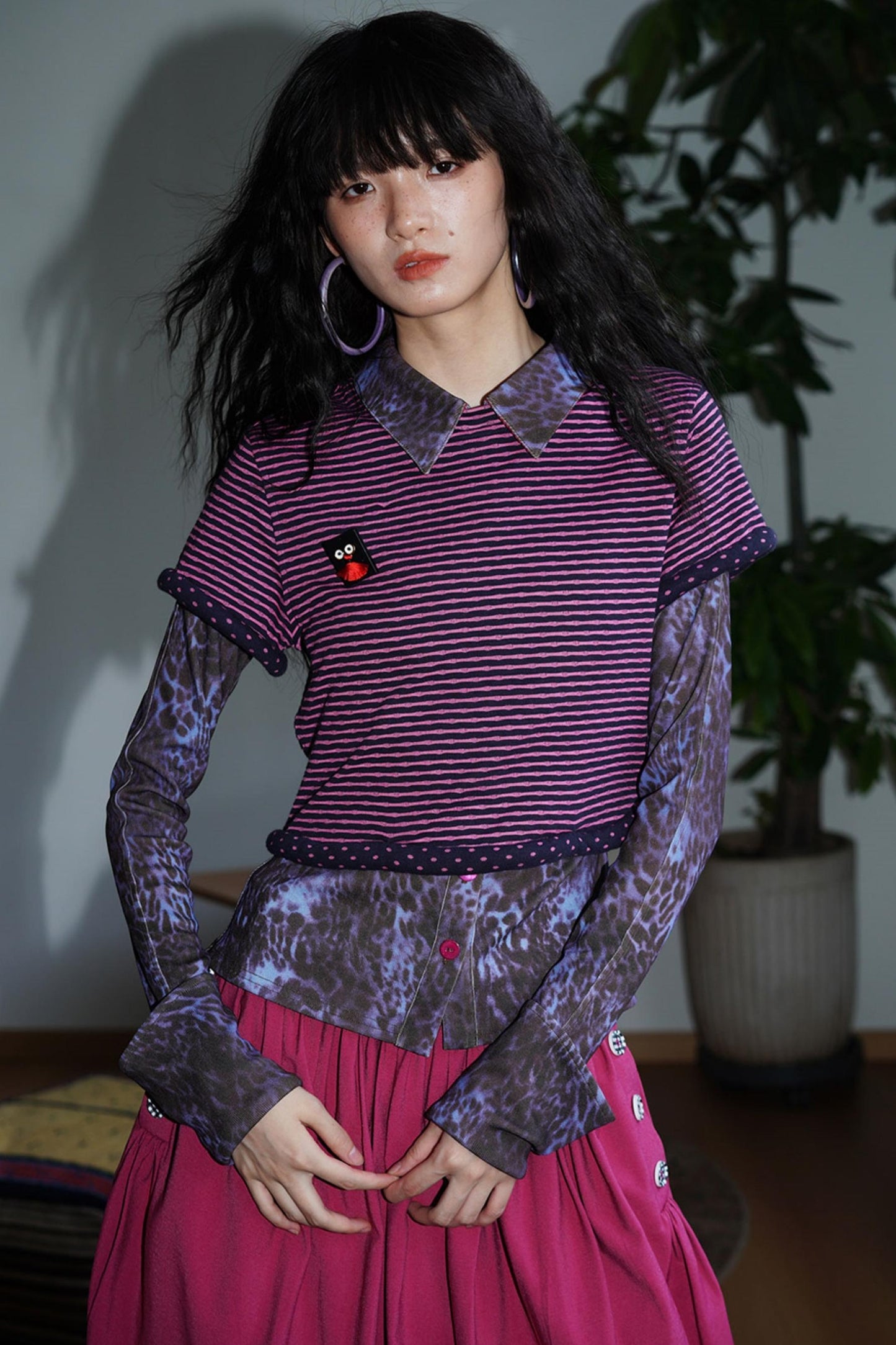 Autumn Leopard Knit Top