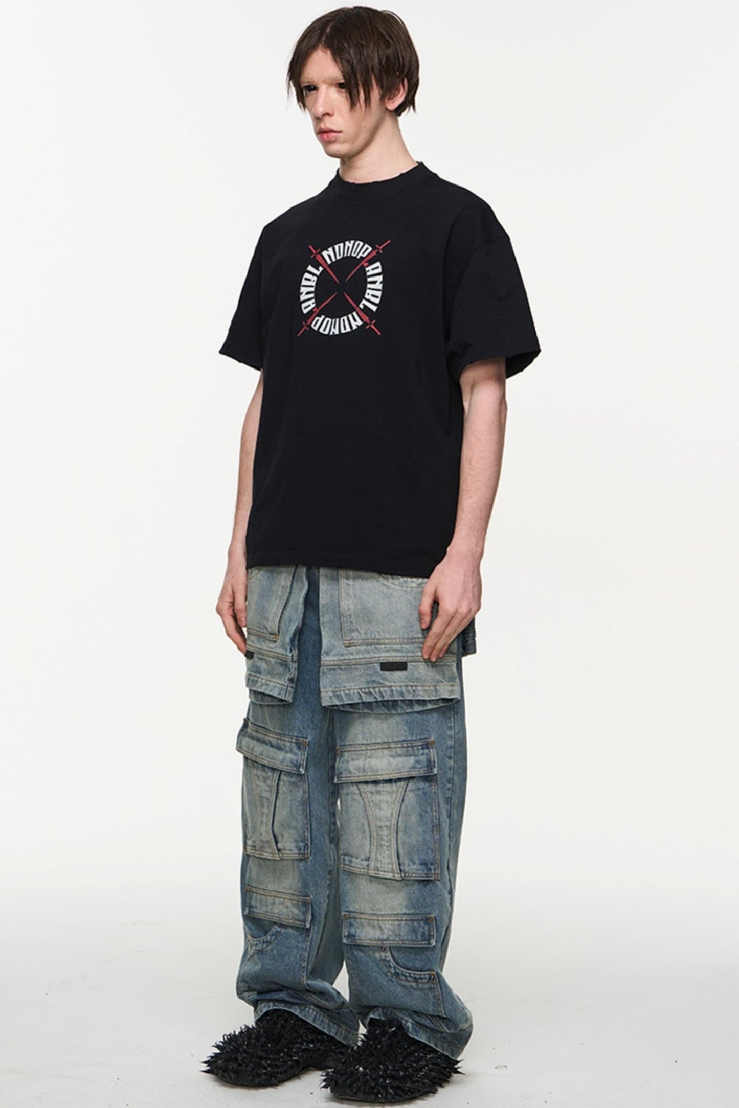 Washed Houken Loose Tee