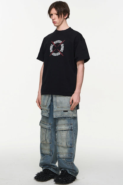 Washed Houken Loose Tee