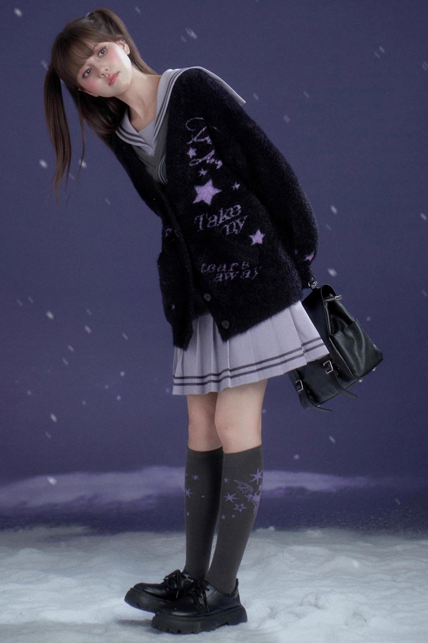 Cool Gray Graffiti Jk Socks