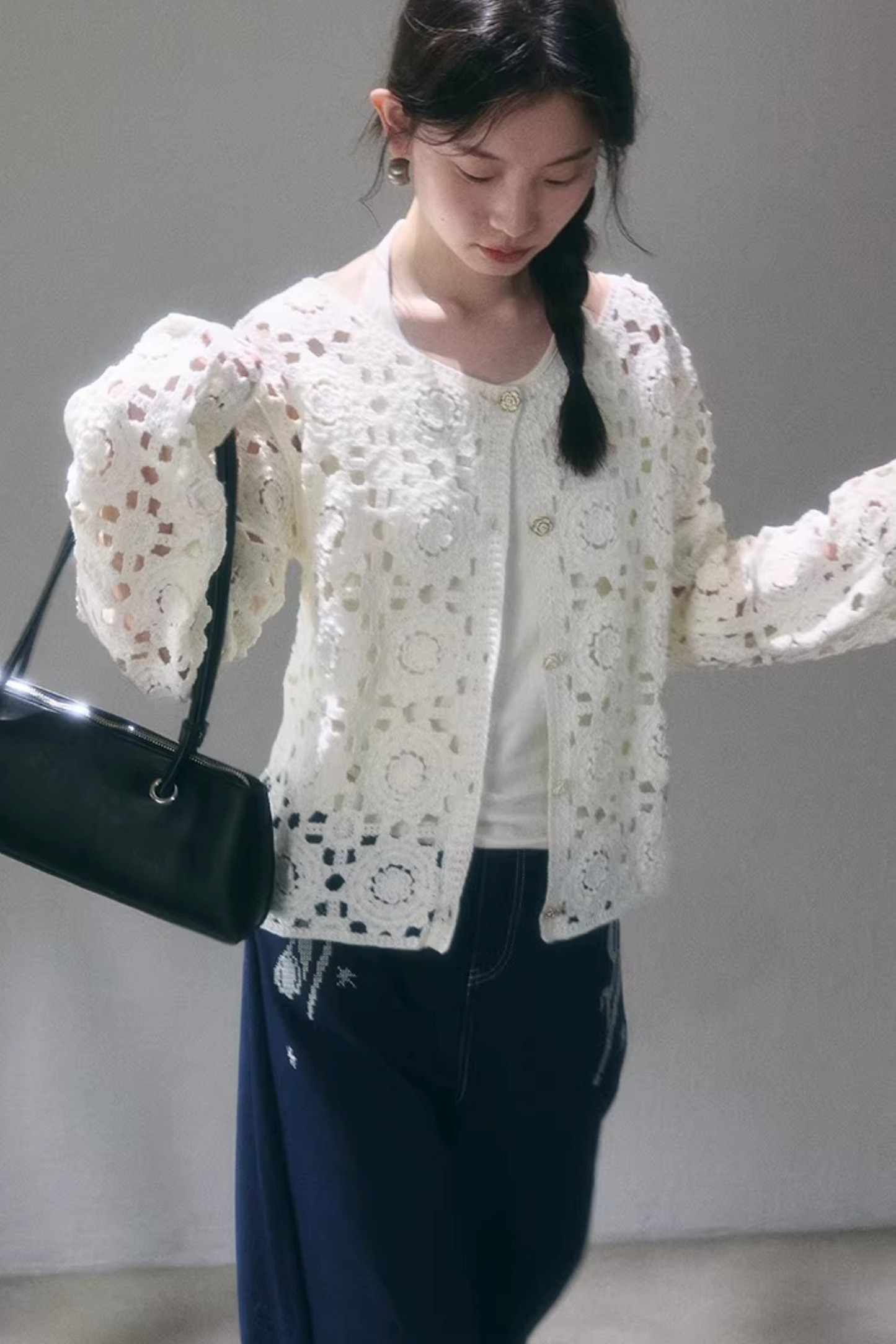 Floral Dream Häkeljacke